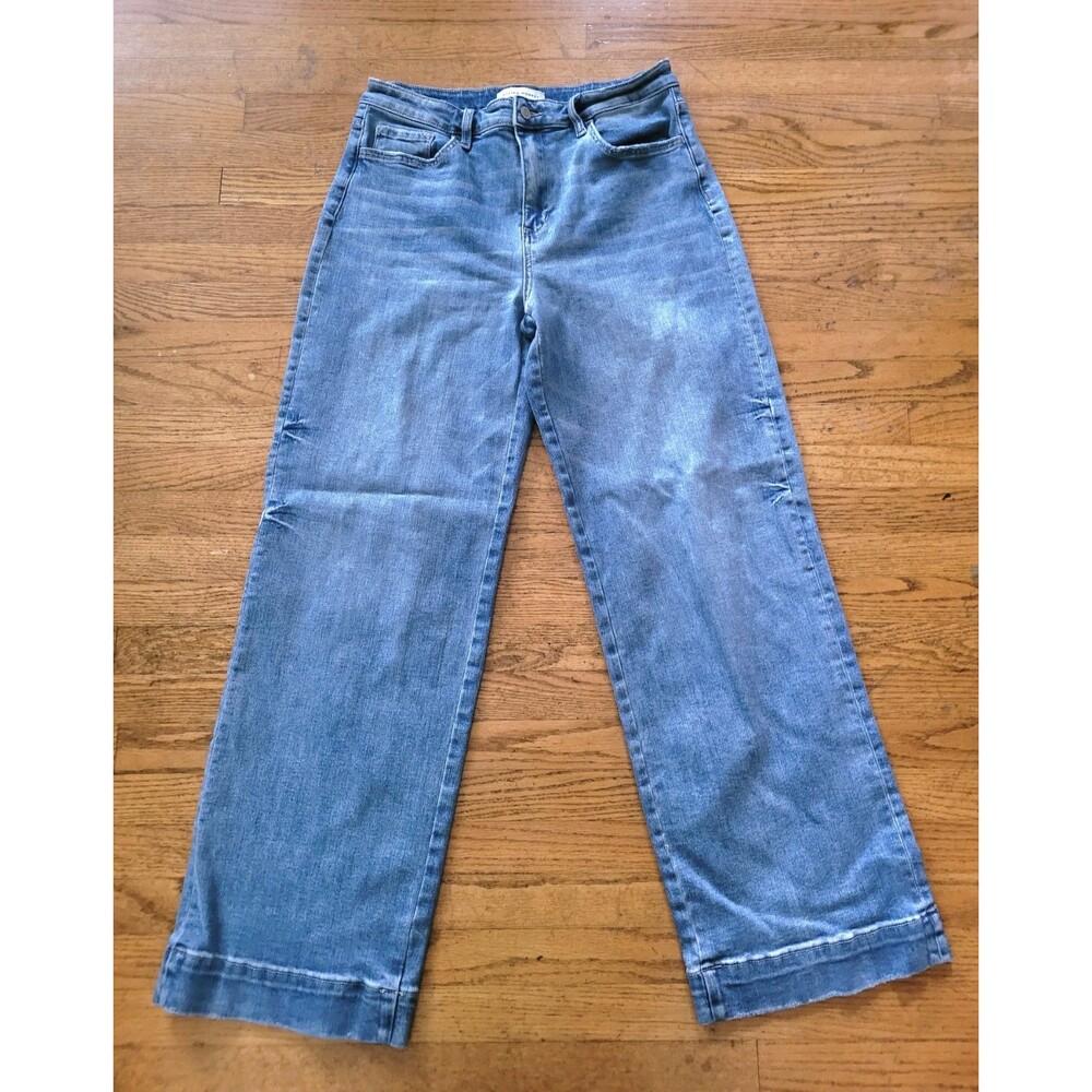 Flying Monkey Womens High Rise Wide Leg Stretchy Jeans Size 31